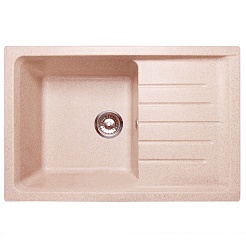 Granfest Мойка кухонная Practic GF-P760L Светло-розовый – фотография-1